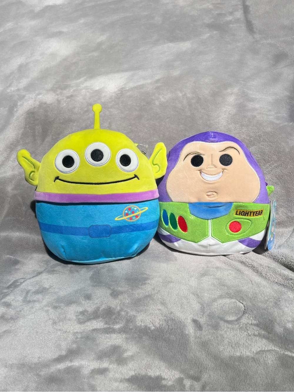 Squishmallows Disney Pixar Toy Story Set Of 2 Buzz Lightyear & Alien Plush NWT